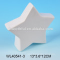 Creative white porcelain home decoration in star shape
